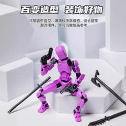 image-3rd Gen Lucky Articulated Toy Soldier, 13 Movable Parts, DIY 3D Printing, Ages 3-6