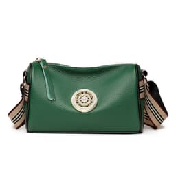 image-Genuine Leather Handbag - Pillow Bag One-Shoulder Black