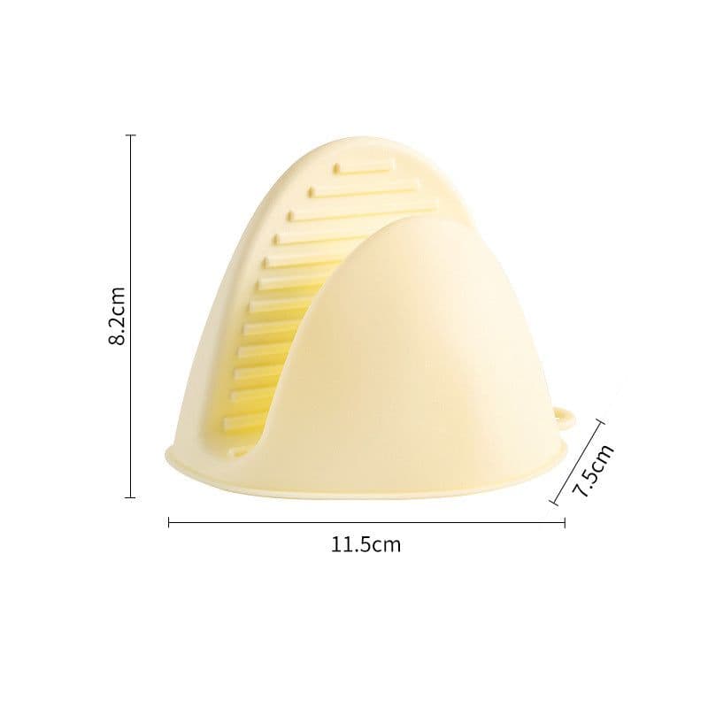 image-Silicone Microwave Oven Insulated Gloves Heatproof Baking Handbag