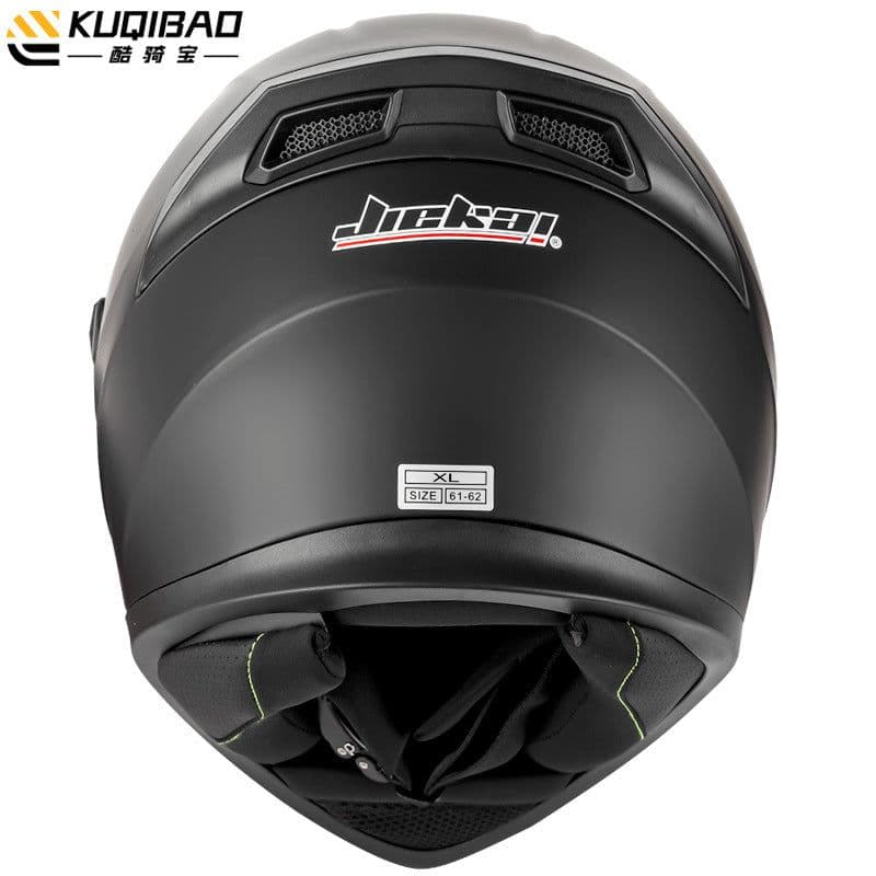 image-Coolqibao Motorcycle Full-Face Helmet Bluetooth XXL Gray