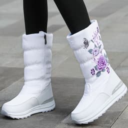 image-cocodog Women's Snow Boots - Black High-Top Winter