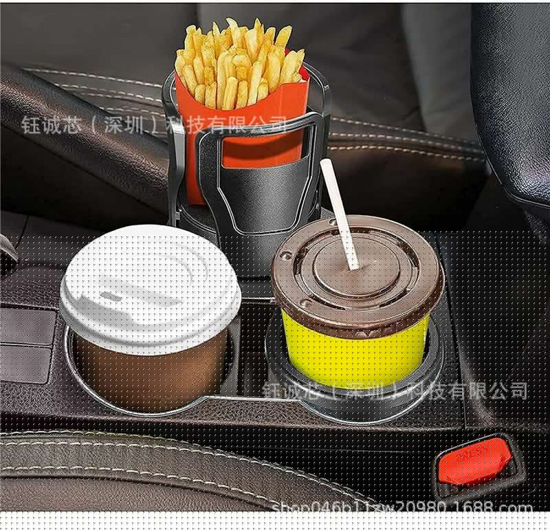 image-All Purpose Car Cup Holder and Organizer ashtray car beverage cup holder