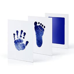 image-Pets and Children's No-Wash Footprint Kit - DIY Memory Album