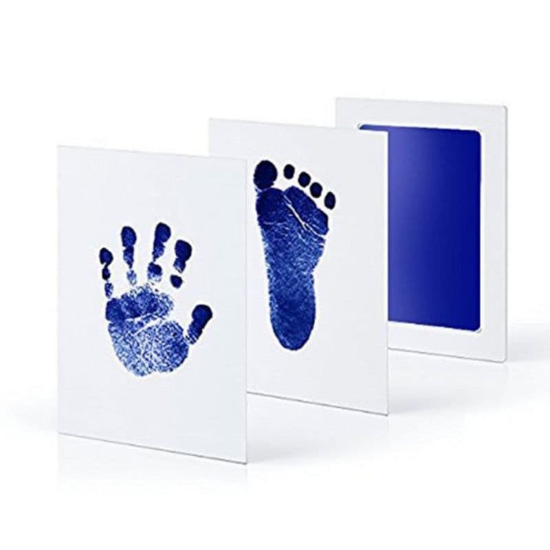image-Pets and Children's No-Wash Footprint Kit - DIY Memory Album