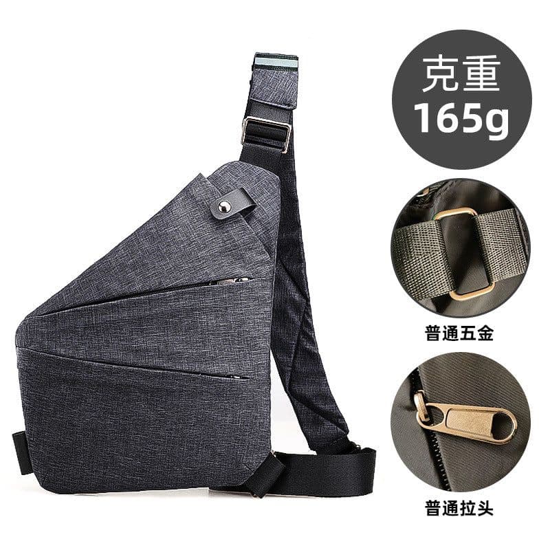 image-Tactical Chest Bag - Oxford Cloth Crossbody Shoulder Bag