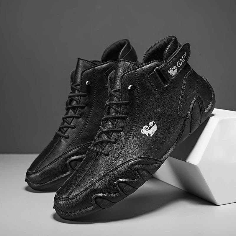 image-Explosive Didi Ram men's shoes high-top cotton shoes men's casual shoes winter plus velvet thickened shoes Martin boots men's models