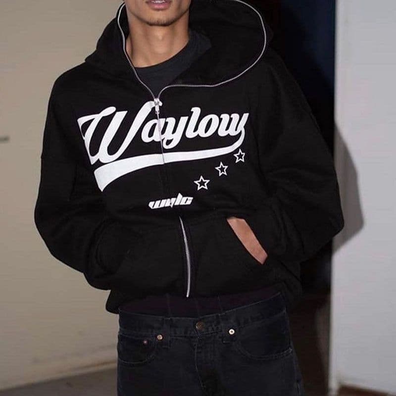 image-White Alphabet Print Sweatshirt XXL Streetwear