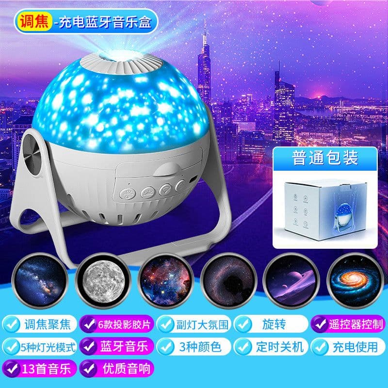 image-Creative Galaxy Projector Lamp - Romantic Starry Sky