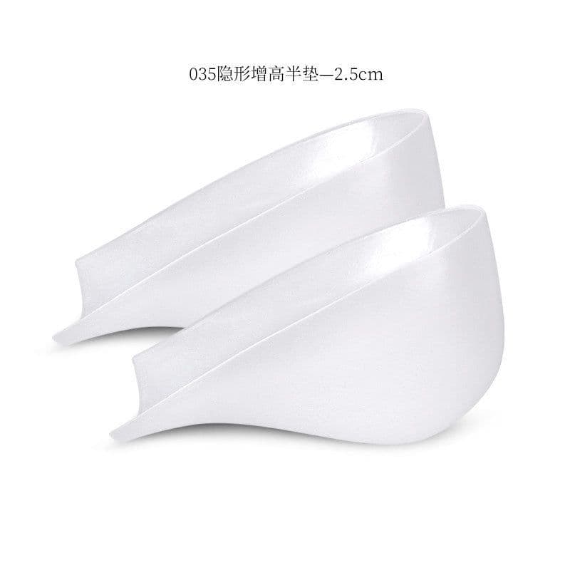image-Invisible inner pad leisure sports half size pad shock-absorbing shoes inner heel pad wear shoe sock pad