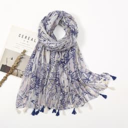 image-Japanese/Korean Butterfly Print Sun Protection Scarf, Beach Towel, 180x90cm