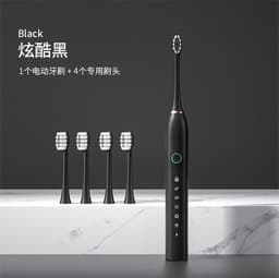 image-Electric Toothbrush USB Rechargeable Waterproof