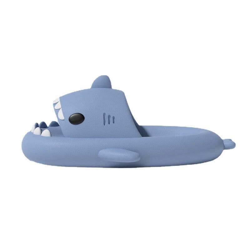 image-Shark Couple Slippers - Grey Unisex Indoor Outdoor Sandals