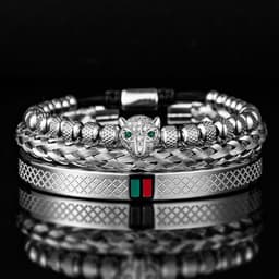 image-Morooki Stainless Steel Bracelet Set - Gold