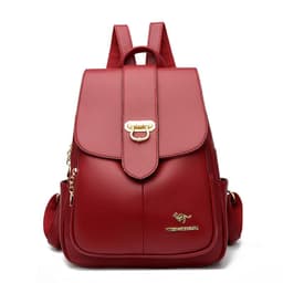 image-Large Capacity 2022 PU Leather Backpack - Street Fashion Travel Bag