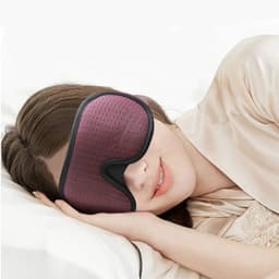image-3D Eye Mask - Medium Gray Memory Foam Sleep Mask, Patented Design