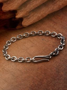 image-Ring Buckle Bracelet - Retro Copper Unisex