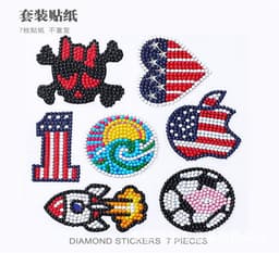image-Douyin Rabbit Year Puzzle Sticker - DIY Crystal Diamond Fridge Decal - Cartoon Style