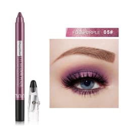 image-Cross-border eyeshadow pen, eyeliner, eyeshadow stick, eyeshadow silkworm pen, pearlescent eyeshadow pen with pencil sharpener, foaming pen