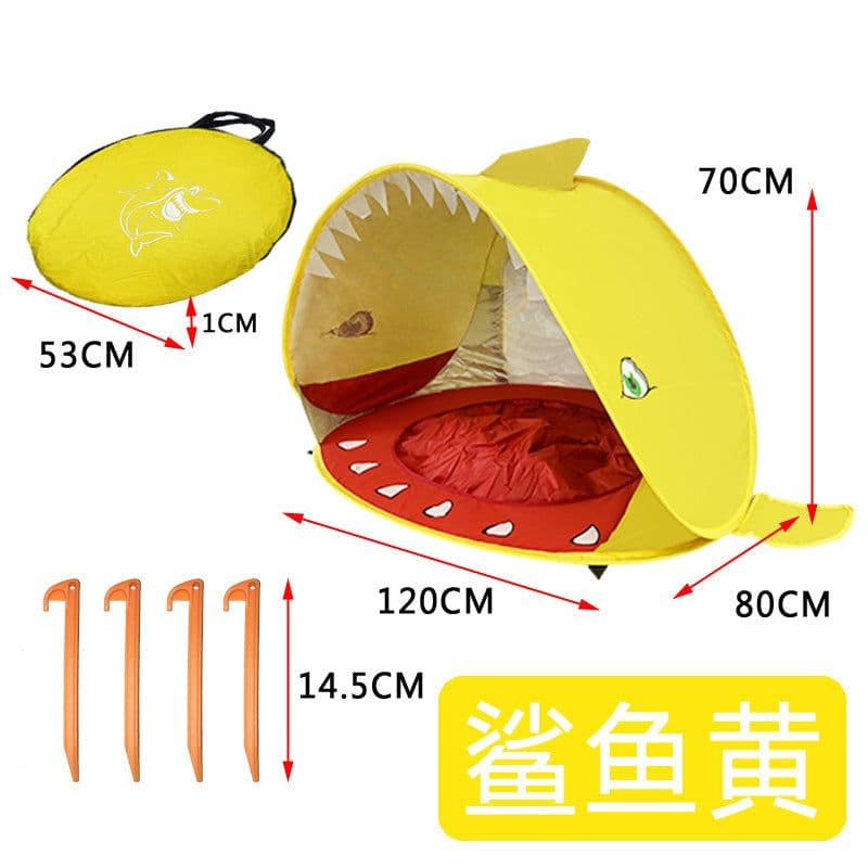 image-Baby Beach Tent Sunshade - Water Storage Pocket