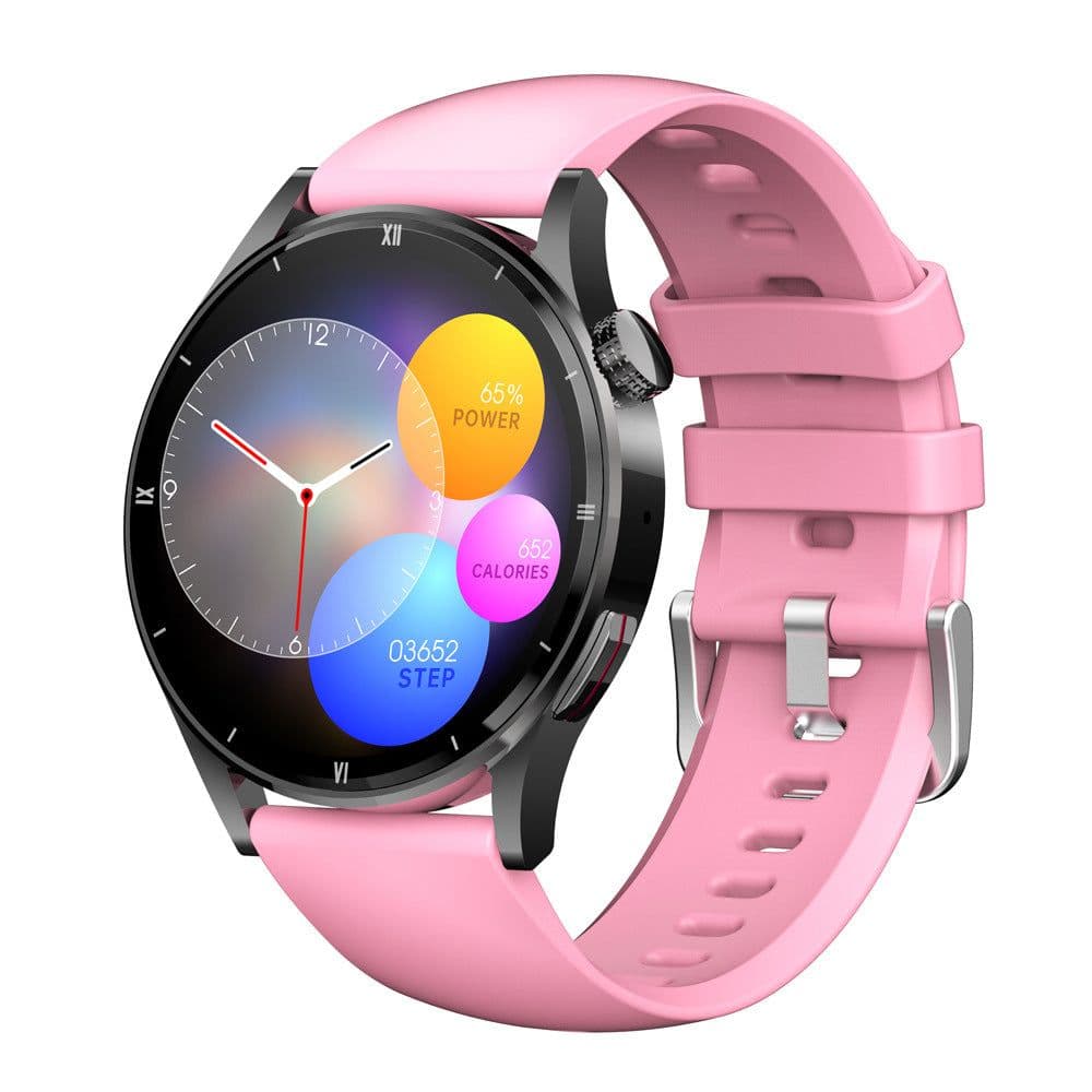image-QS39 Smart Watch - Bamboo Steel Gold 1.32"