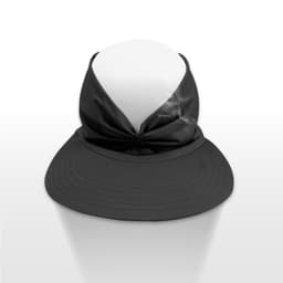 image-Women's Sun Visor Hat - Royal Blue Wide Brim UV Protection