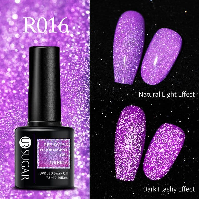 image-Fluorescent Reflective Manicure Gel - UR 2022 Phototherapy Jelly 7.5ml