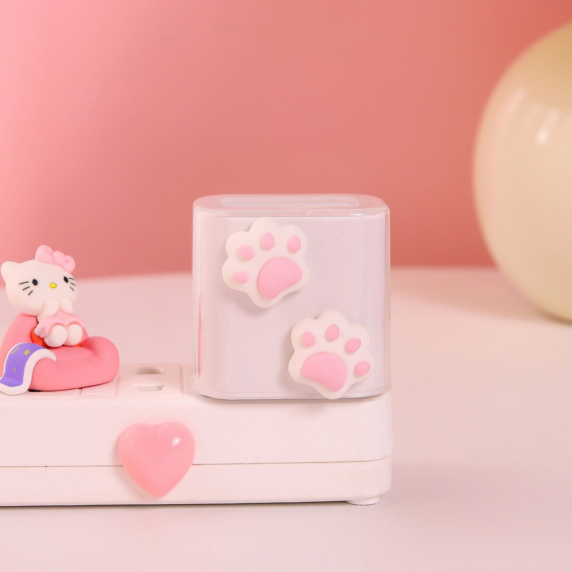 image-Girl's heart is suitable for Apple data cable protective cover ~ 20w mobile phone 11 charger head iphone13 shell ipad12