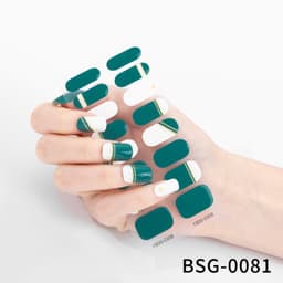 image-Gel Nail Stickers - Star Pattern Princess Series