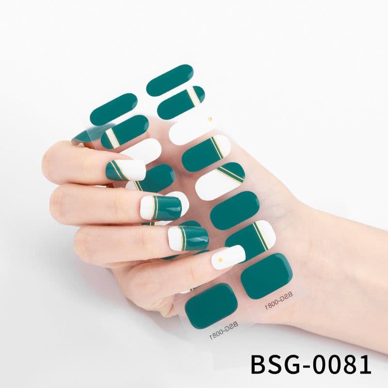 image-Gel Nail Stickers - Star Pattern Princess Series
