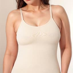 image-Women's Seamless Shapewear Tops, Body Shaping, White/Black/Skin