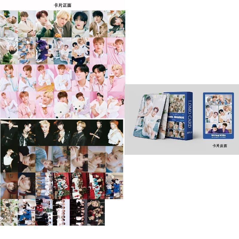 image-SK Stray Kids Album Cards - Bang Chan, Lee Know, Hyunjin