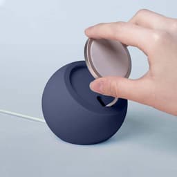 image-MagSafe Silicone Wireless Charging Stand - Grey