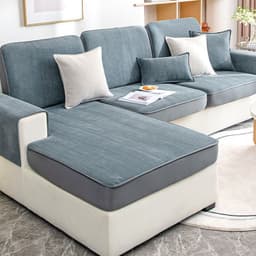 image-Hongyuan Fashion Chenille Sofa Cover Yuxin-Harbor Blue Elastic All-Inclusive