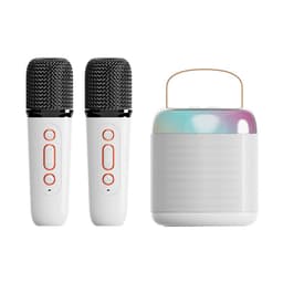 image-Taikoo Bluetooth Karaoke Speaker - 3 Speakers, Waterproof Microphone, 1200-2000mAh