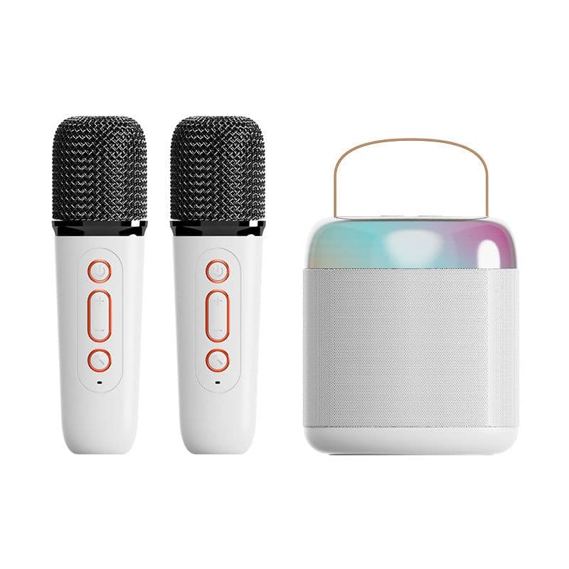 image-Taikoo Bluetooth Karaoke Speaker - 3 Speakers, Waterproof Microphone, 1200-2000mAh