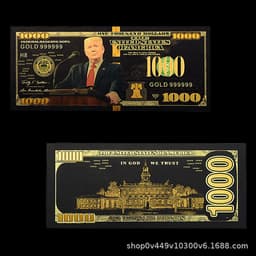 image-Trump Gold Foil Commemorative Card Set