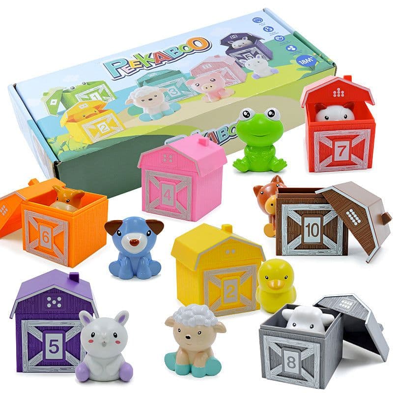 image-Rainbow House Counting Toy - Early Education Classification Toy