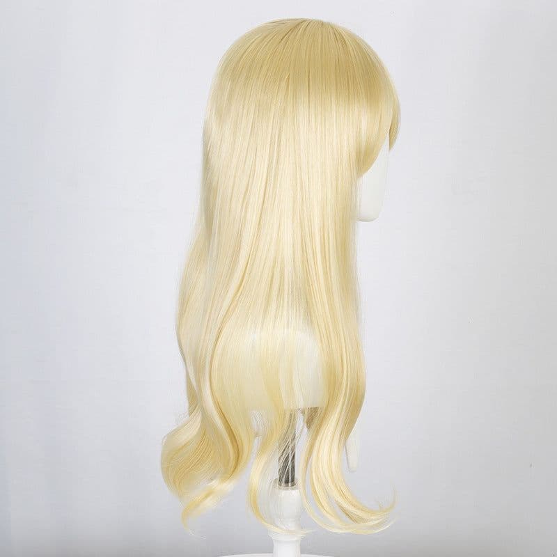 image-Barbie Princess Cosplay Wig - Golden Curly Long Hair