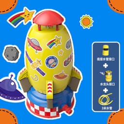 image-Water Spray Rocket Toy - Outdoor Sprinkler