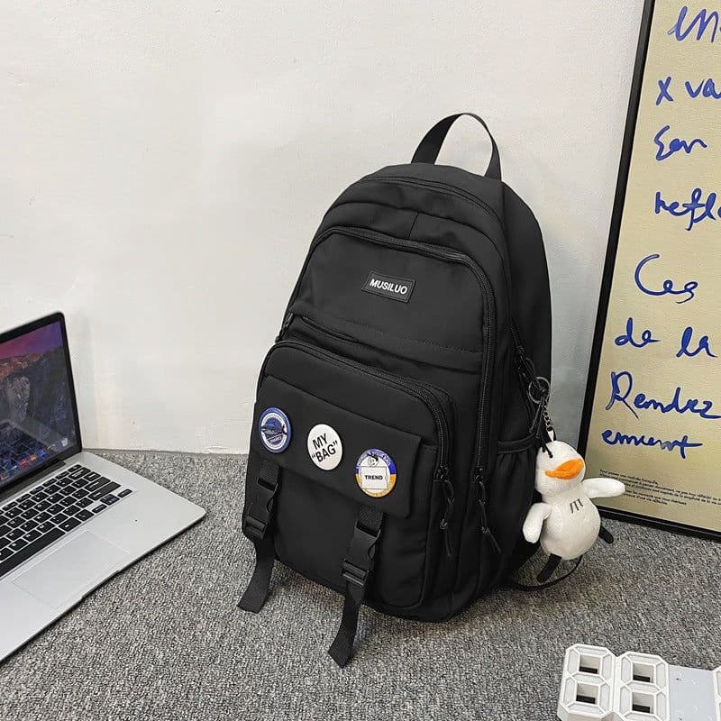 image-Klein Blue Nylon Backpack - Water Resistant School Bag
