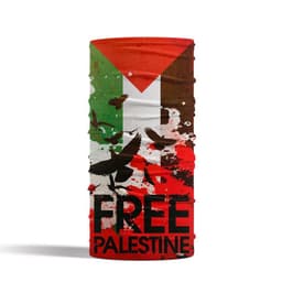 image-Palestinian Flag Satin Scarf 14*130 cm Ethnic Wedding Decoration