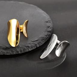 image-Sterling Silver Ring Women's 18K Gold Plating 925 S925 Size 14
