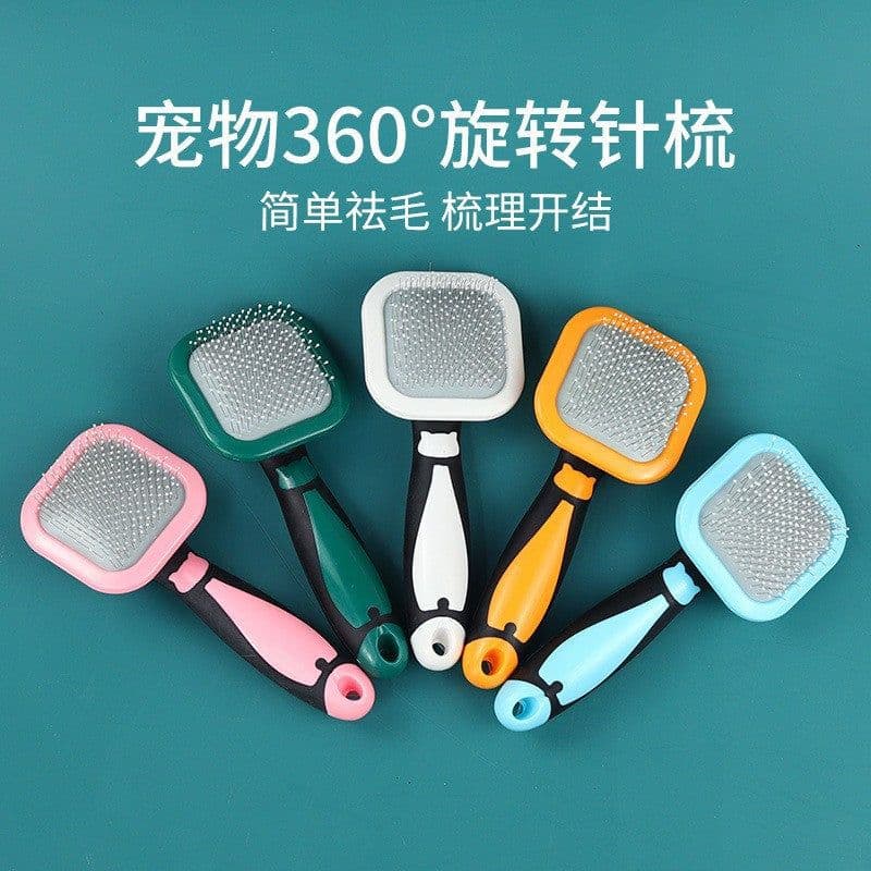 image-Hartley Pet Comb 360° Rotatable Stainless Steel