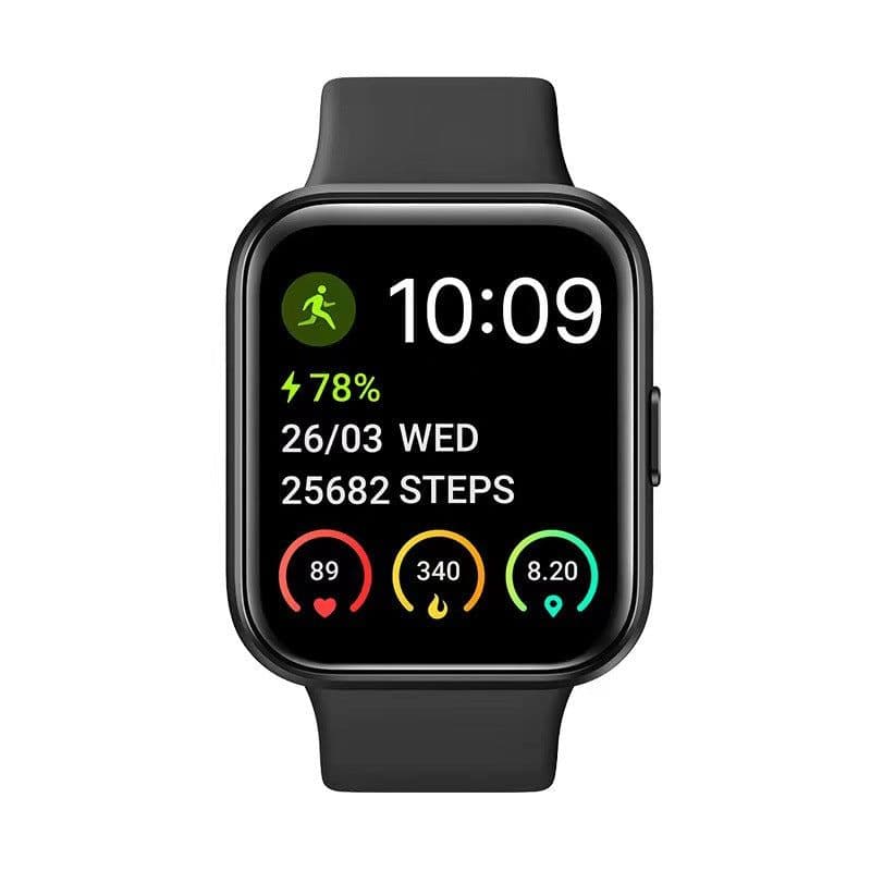 image-Wu ID208 Smart Bracelet - Pink 1.8" TFT Heart Rate, Oxygen, Alexa Voice, Multi-Sport
