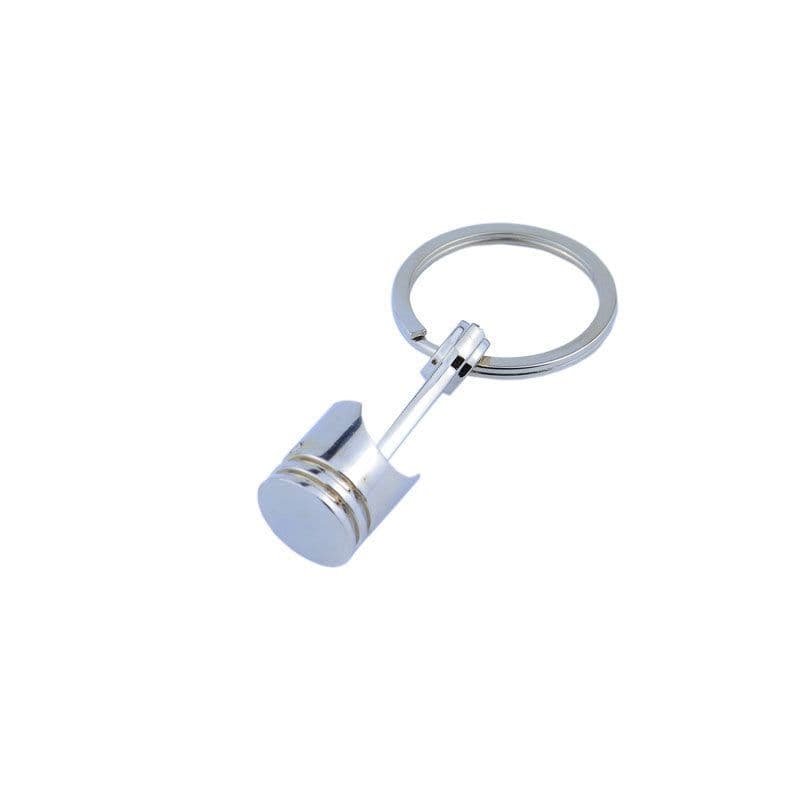 image-Creative Metal Car Key Chain - Turbo Gear Design