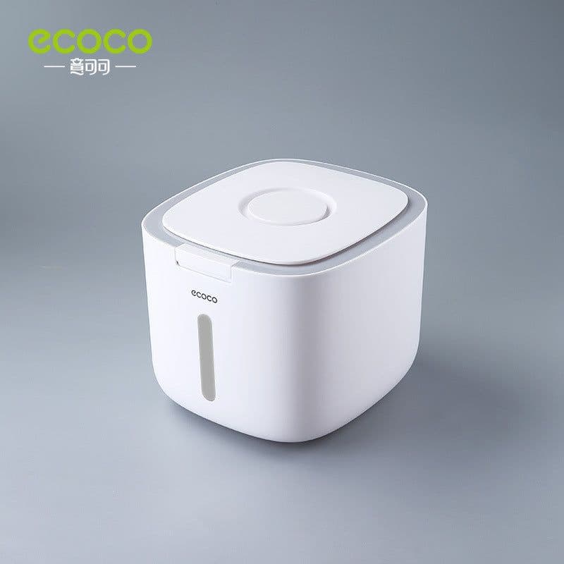 image-Ecoco rice bucket insect-proof moisture-proof sealed thickened rice cylinder box noodle bucket rice flour household storage rice box