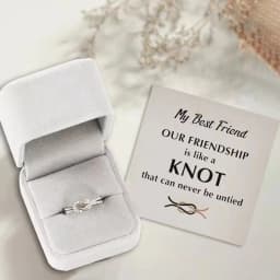image-The new Korean version of the knotted diamond ring women's simple fashion temperament personality high-end open ring cross-border special supply
