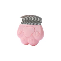 image-Pet grooming artifact self-cleaning comb cat comb needle comb to remove floating hair cat and dog groomer special comb brush massage brush