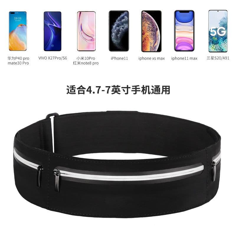 image-CWILKES Waist Bag - Black Reflective Waterproof