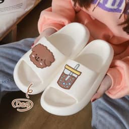 image-Guangdong Lisheng Cartoon Slippers - Unisex Summer Non-Slip Flip Flops 44-45
